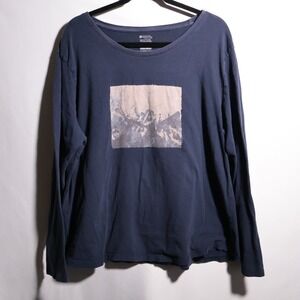 Mountain Warehouse Isocool Long Sleeve T Shirt Blue Graphic UV Protection‎ 18